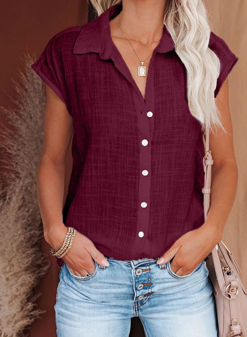 Solid Casual Loose Sleeveless Women Shirts Loose Long Sleeve Oversized