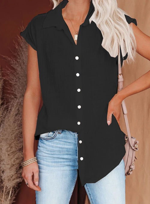 Solid Casual Loose Sleeveless Women Shirts Loose Long Sleeve Oversized