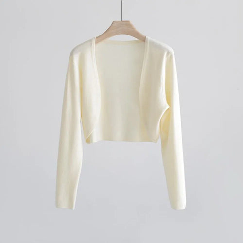 Summer Sunscreen Cardigan For Women Thin Knitted Knitwears Perspective